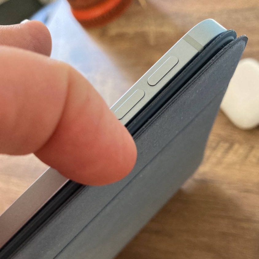 iPad boutons volume